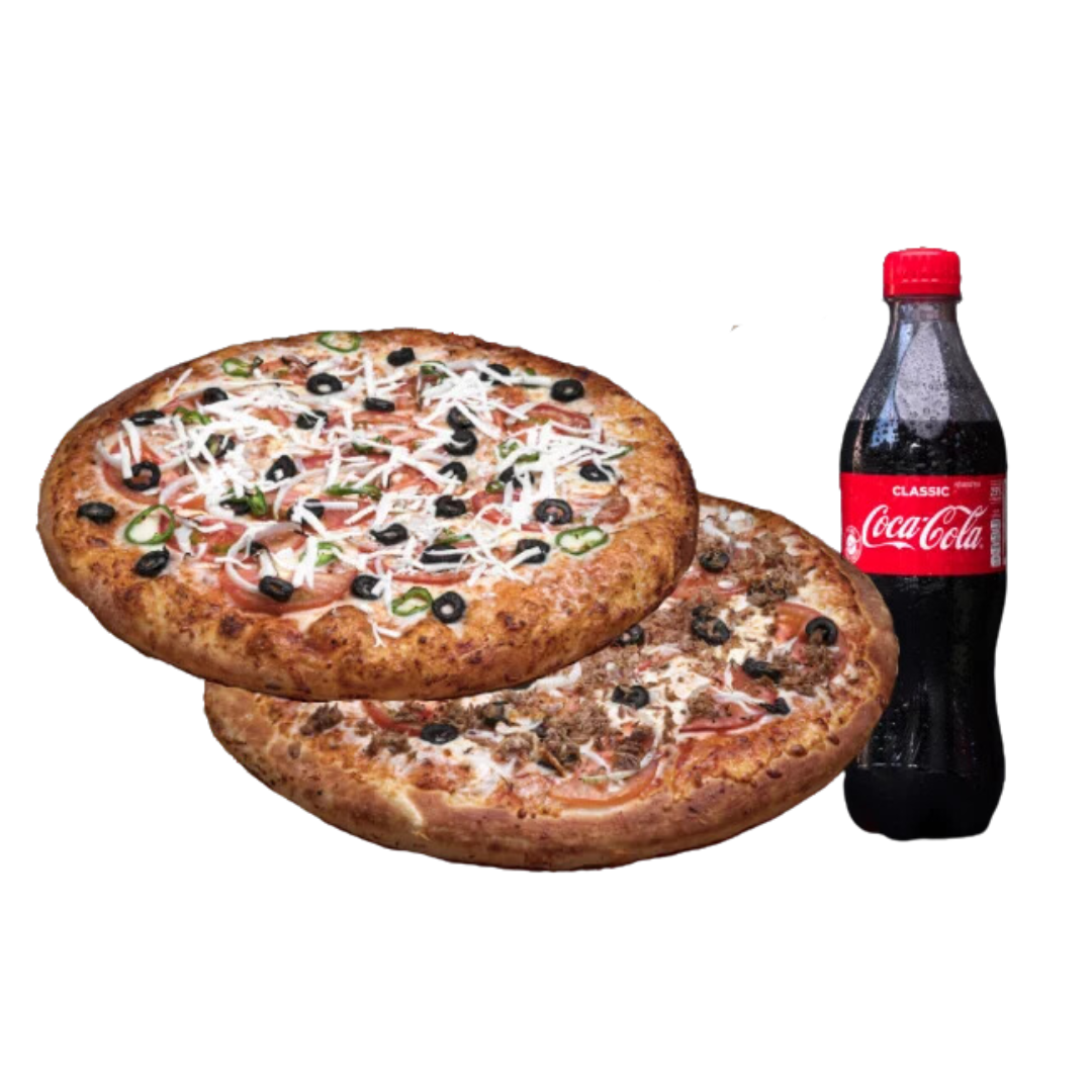 2 פיצות משפחתיות